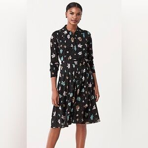 Diane Von Furstenberg Dory Confetti Dots Floral Dress